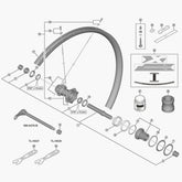 Shimano Wh-M8100-Tl Right Hand Spoke 277 Mm Wheel Spares